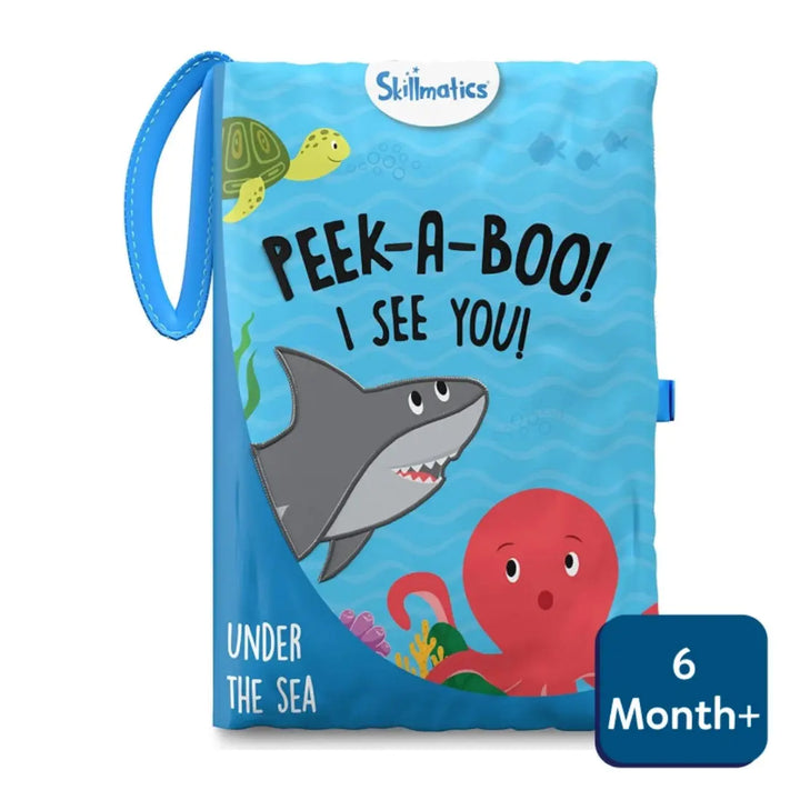 Skillmatics Peek-A-Boo Cloth Book Under The Sea