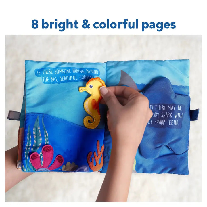 Skillmatics Peek-A-Boo Cloth Book Under The Sea