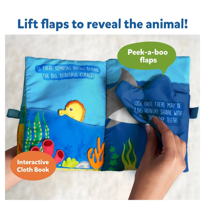 Skillmatics Peek-A-Boo Cloth Book Under The Sea