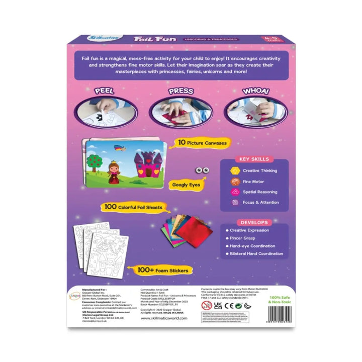 Skillmatics Foil Fun Unicorns & Princesses