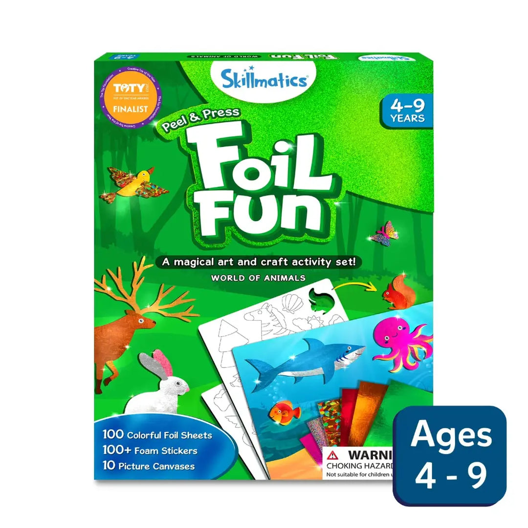 Skillmatics Foil Fun World Of Animals