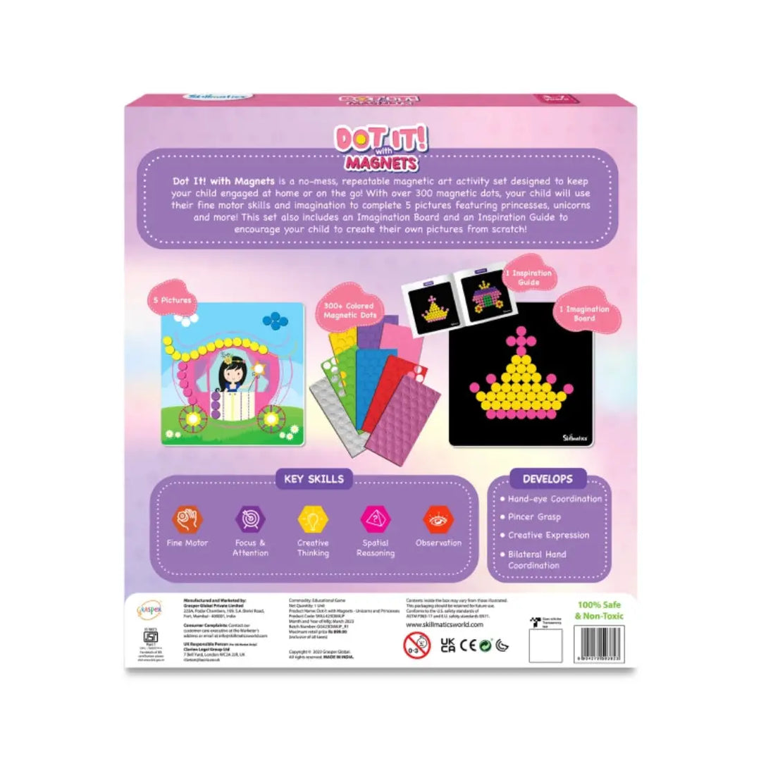 Skillmatics Dot It! With Magnets Unicorns & Princess