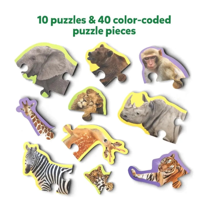 Skillmatics Step By Step Puzzles Wild Animals