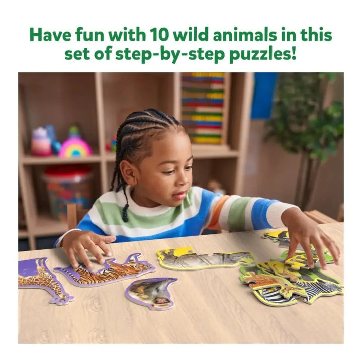 Skillmatics Step By Step Puzzles Wild Animals