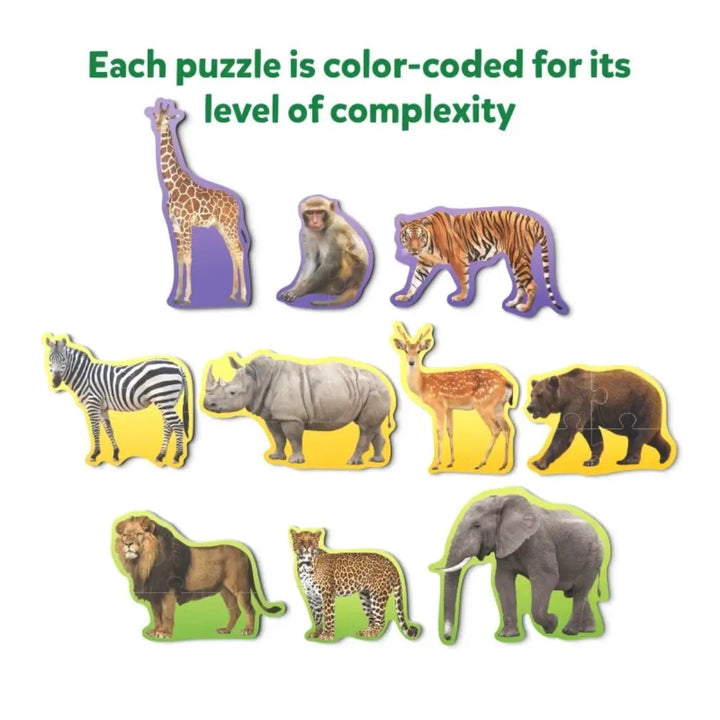 Skillmatics Step By Step Puzzles Wild Animals