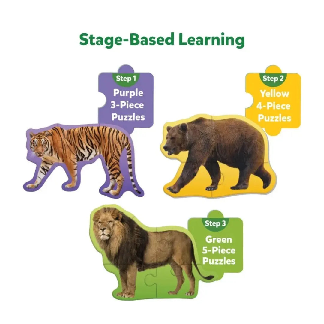 Skillmatics Step By Step Puzzles Wild Animals