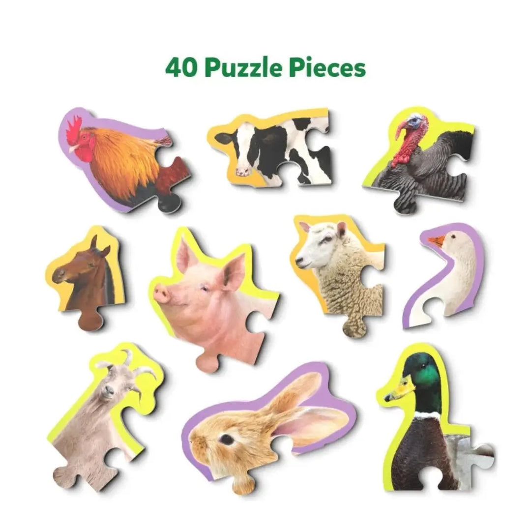 Skillmatics Step By Step Puzzles Farm Animals