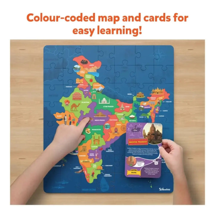 Skillmatics India Map Puzzle