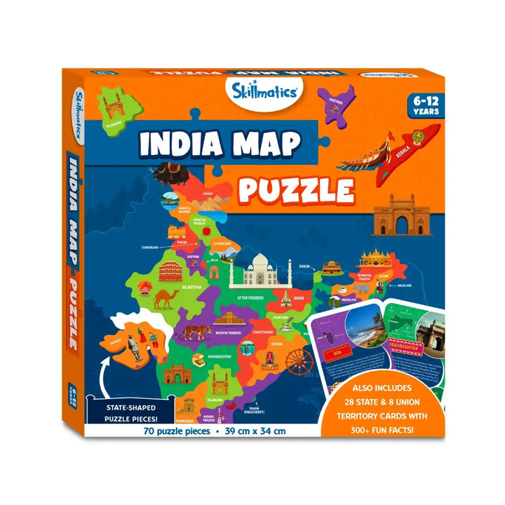 Skillmatics India Map Puzzle