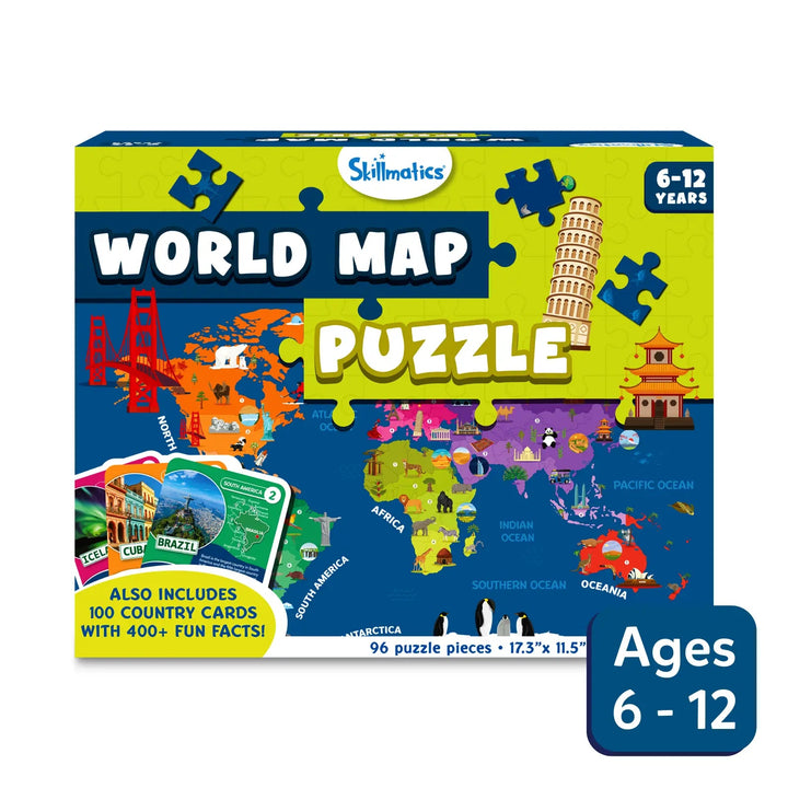 Skillmatics World Map Puzzle