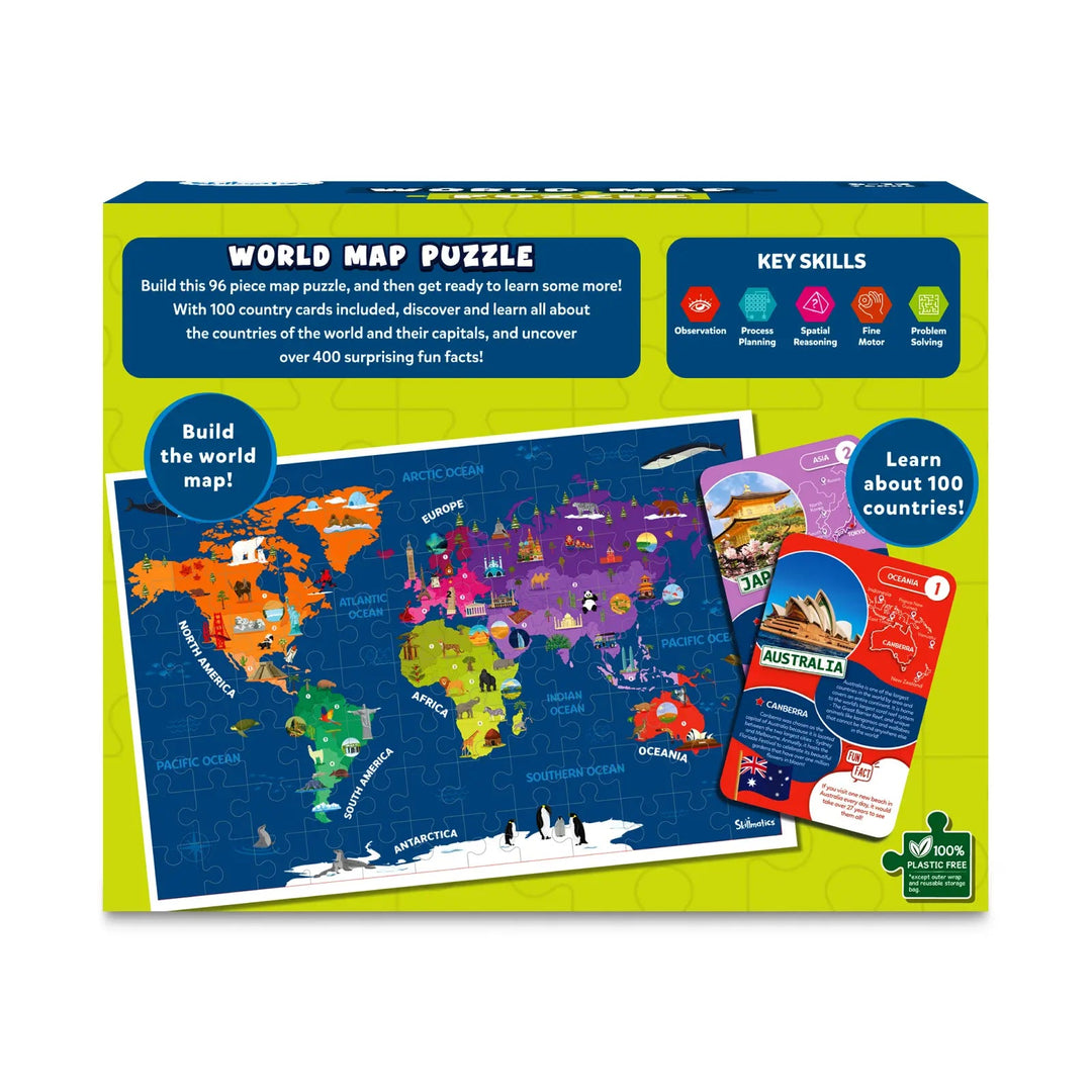 Skillmatics World Map Puzzle