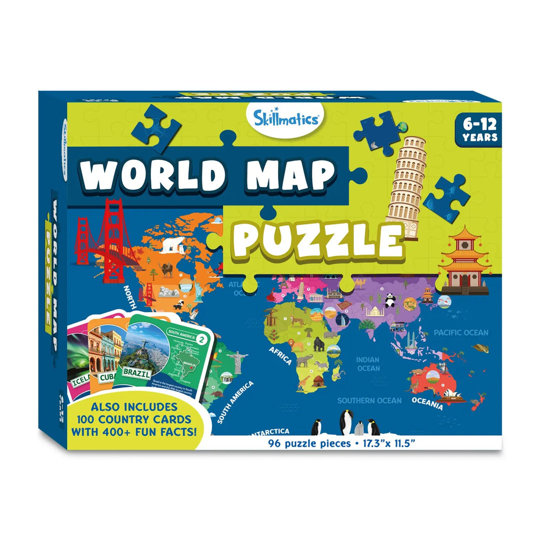 Skillmatics World Map Puzzle