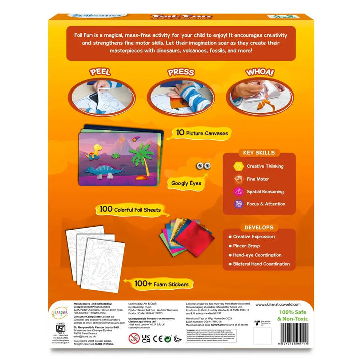 Skillmatics Foil Fun World Of Dinosaurs