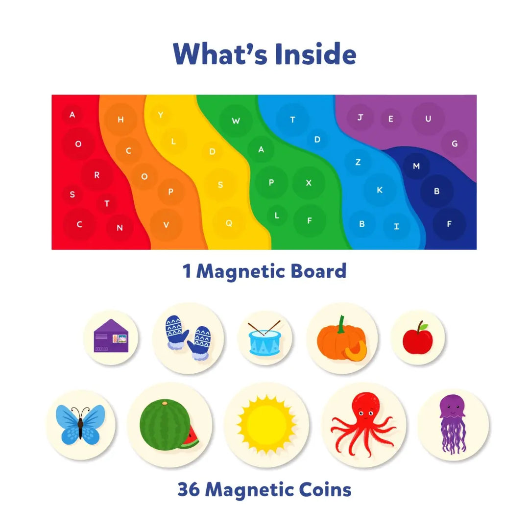 Skillmatics Magnetic Match The Alphabet Rainbow