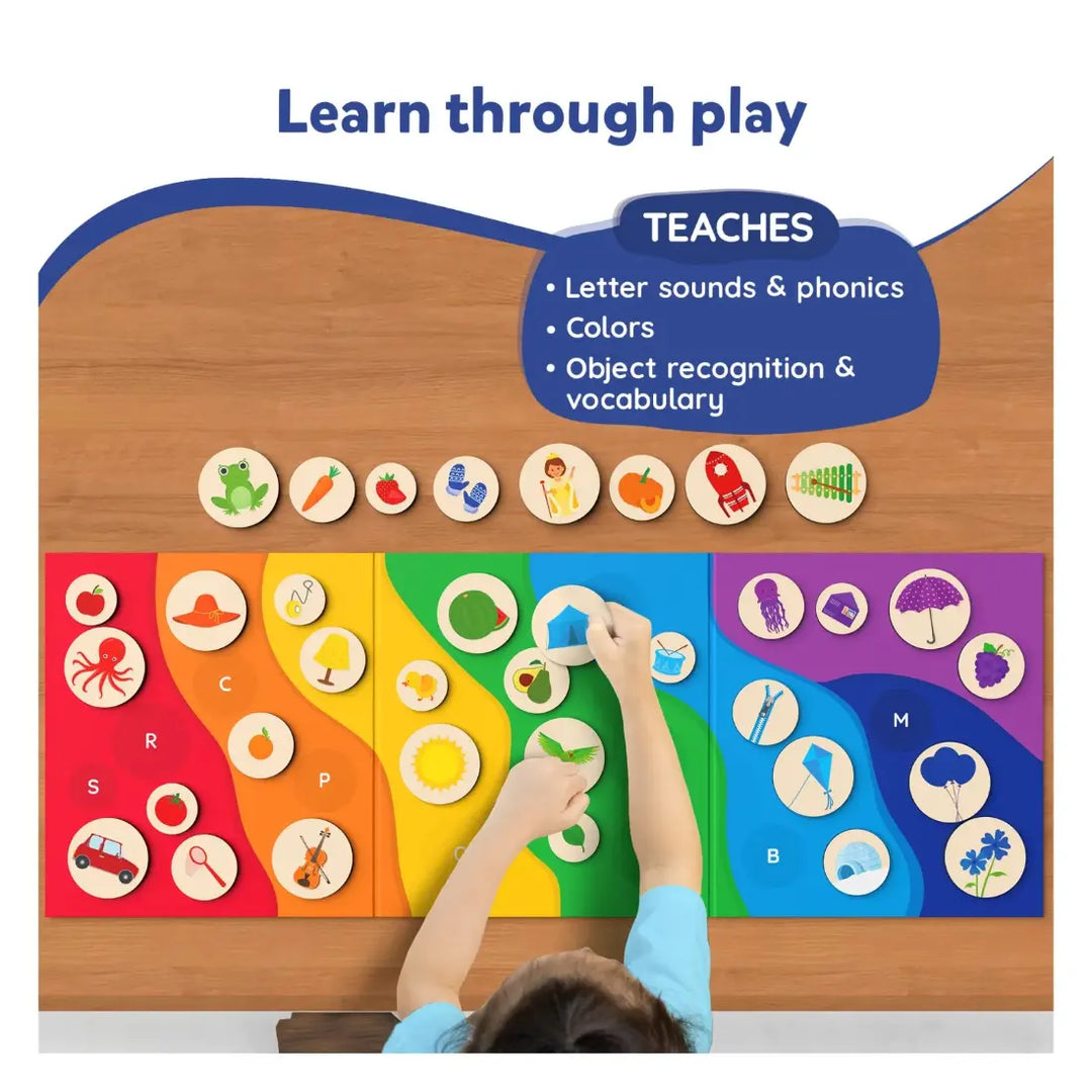 Skillmatics Magnetic Match The Alphabet Rainbow