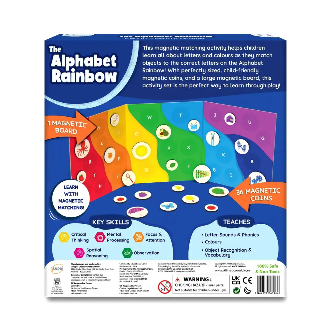 Skillmatics Magnetic Match The Alphabet Rainbow