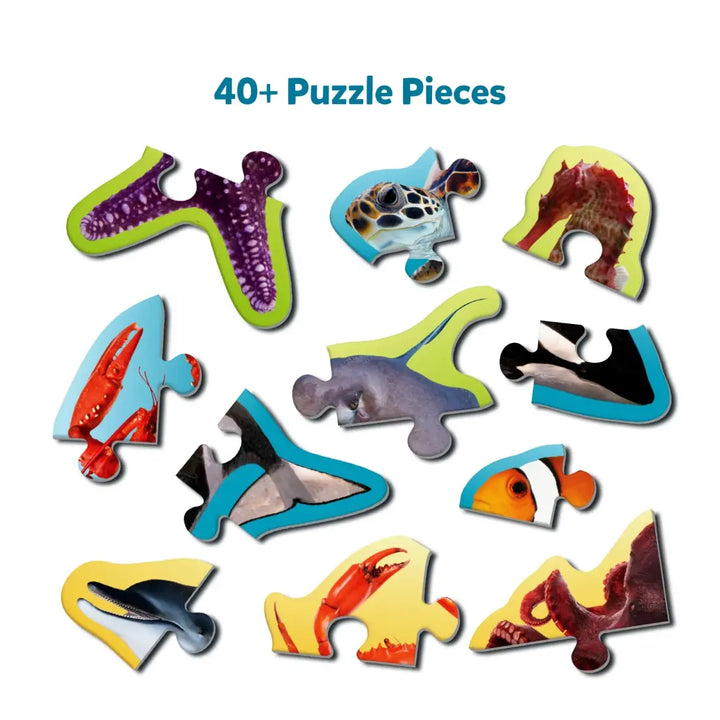 Skillmatics Step By Step Puzzles Underwater Animals