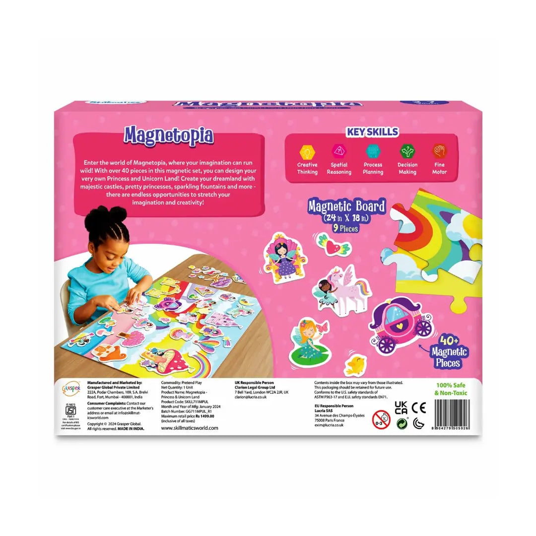 Skillmatics Magnetopia Princess & Unicorn Land