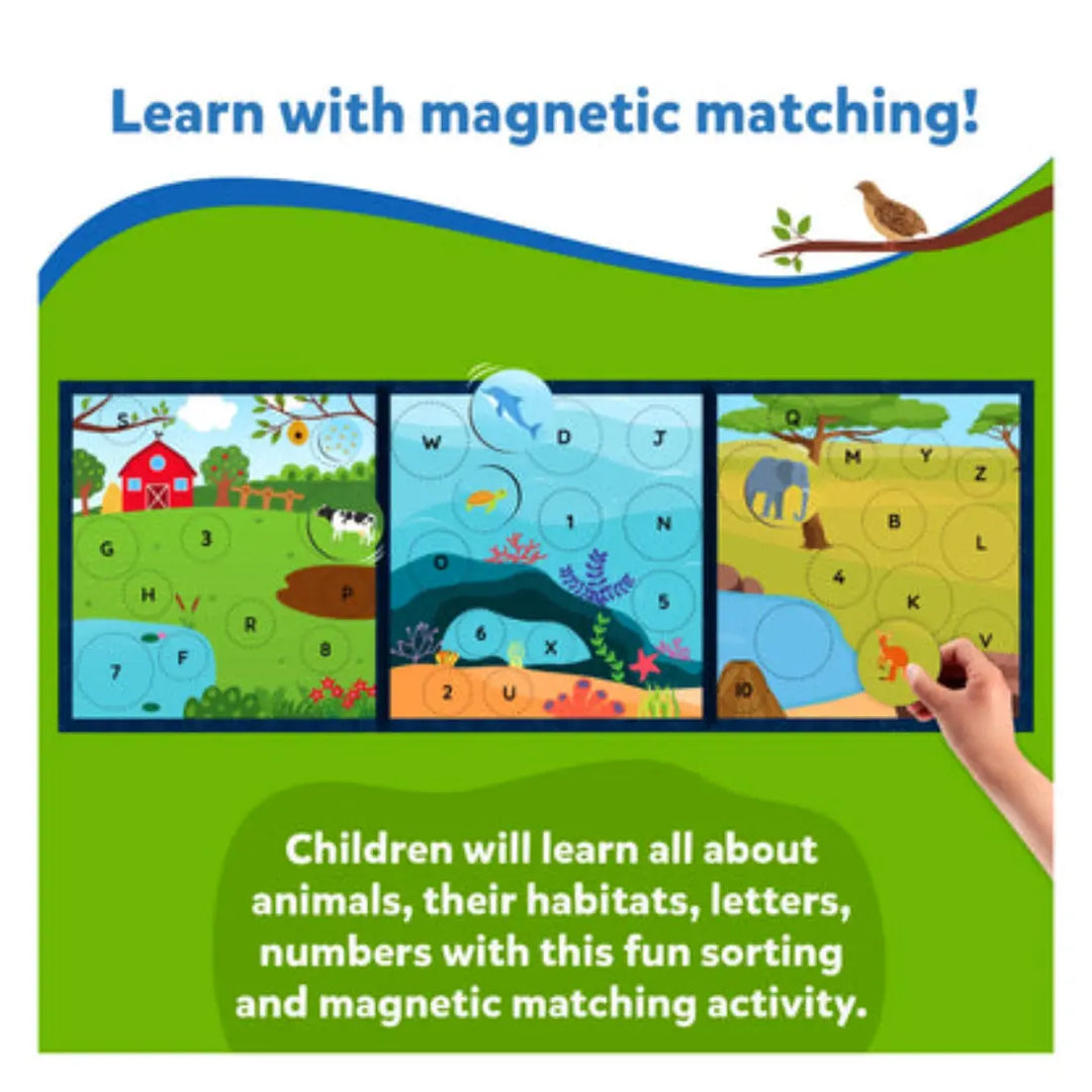 Skillmatics Magnetic Match The World Of Letters, Numbers & Animals