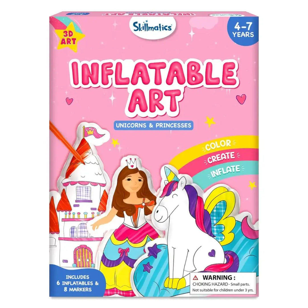 Skillmatics Inflatable Art Unicorns & Princesses