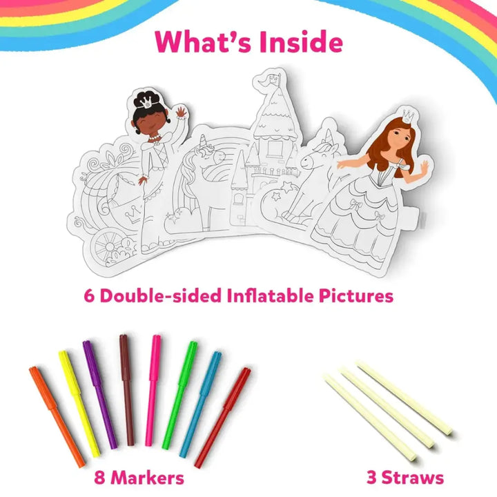 Skillmatics Inflatable Art Unicorns & Princesses