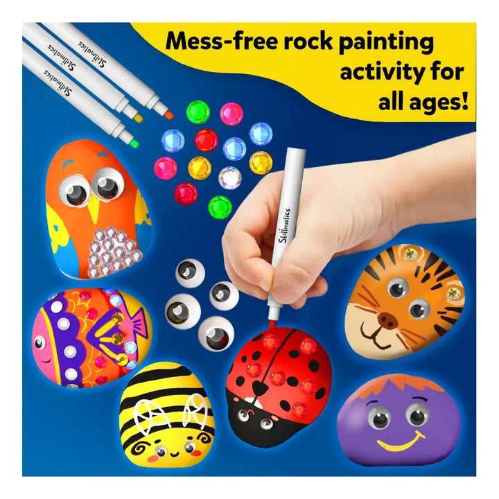 Skillmatics Mess Free! Rock Painting