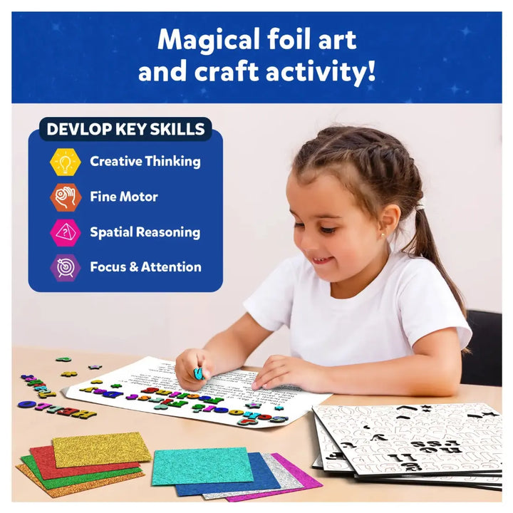 Skillmatics Foil Fun Letter & Number Stickers