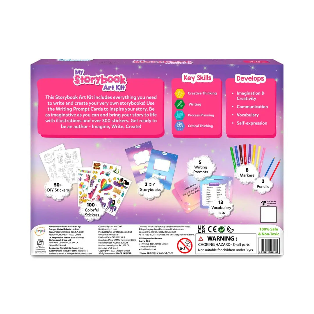 Skillmatics My Storybook Art Kit Unicorns & Princesses