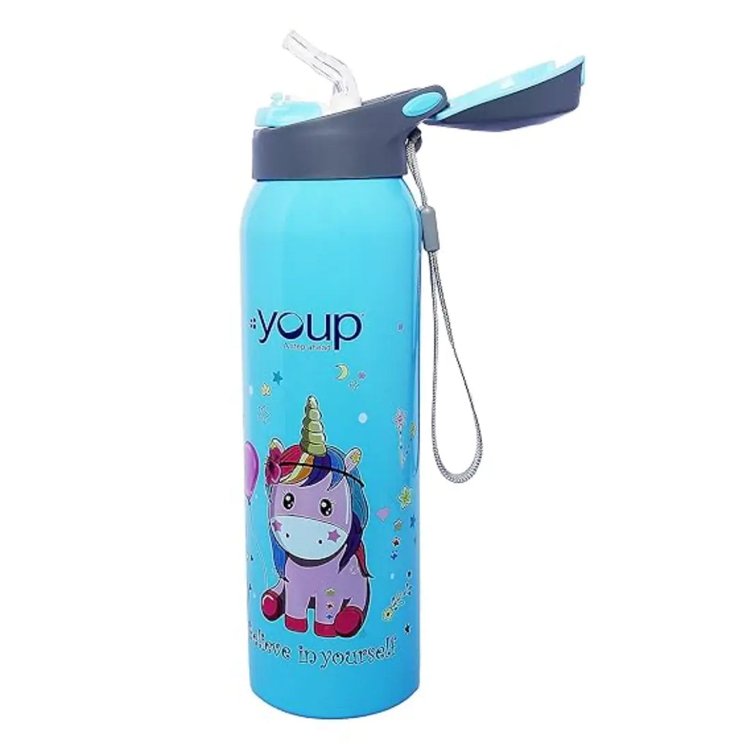 Magical Unicorn Stainless Steel Bottle - Gypsy (500 ml) - Blue