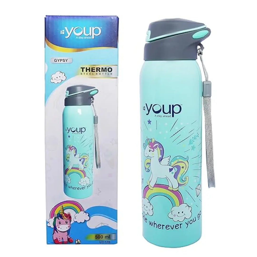 Magical Unicorn Stainless Steel Bottle - Gypsy (500 ml) - Green