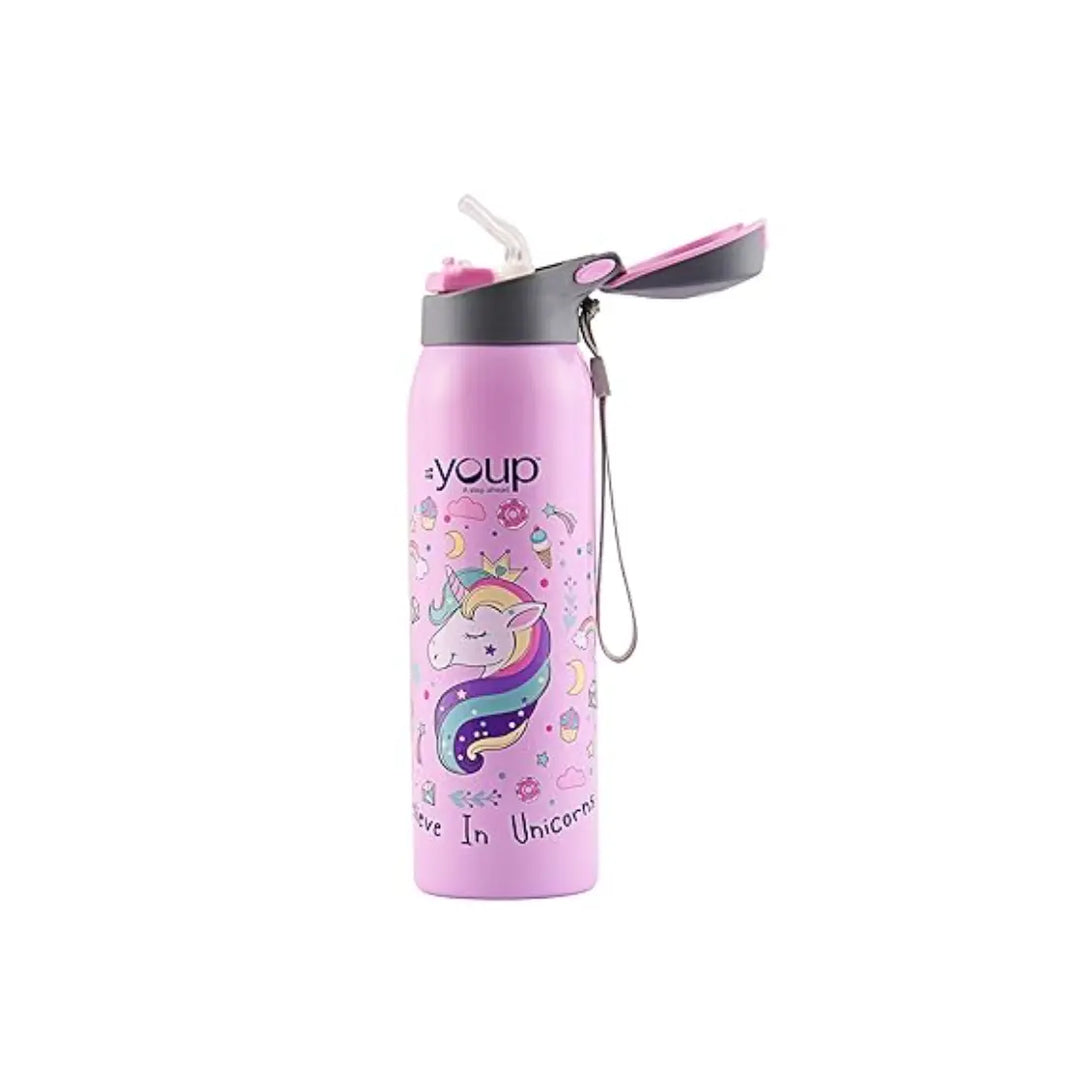 Magical Unicorn Stainless Steel Bottle - Gypsy (500 ml) - Pink