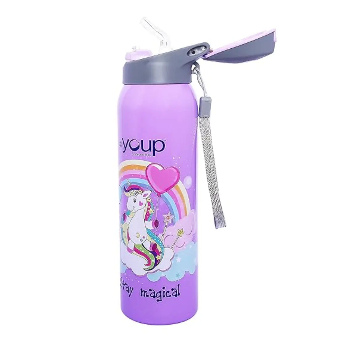 Magical Unicorn Stainless Steel Bottle - Gypsy (500 ml) - Purple