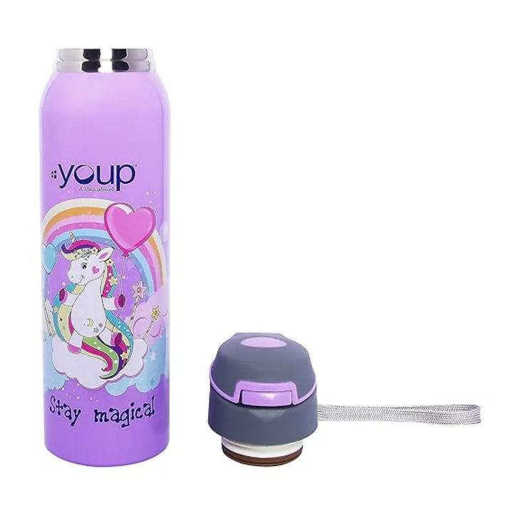 Magical Unicorn Stainless Steel Bottle - Gypsy (500 ml) - Purple