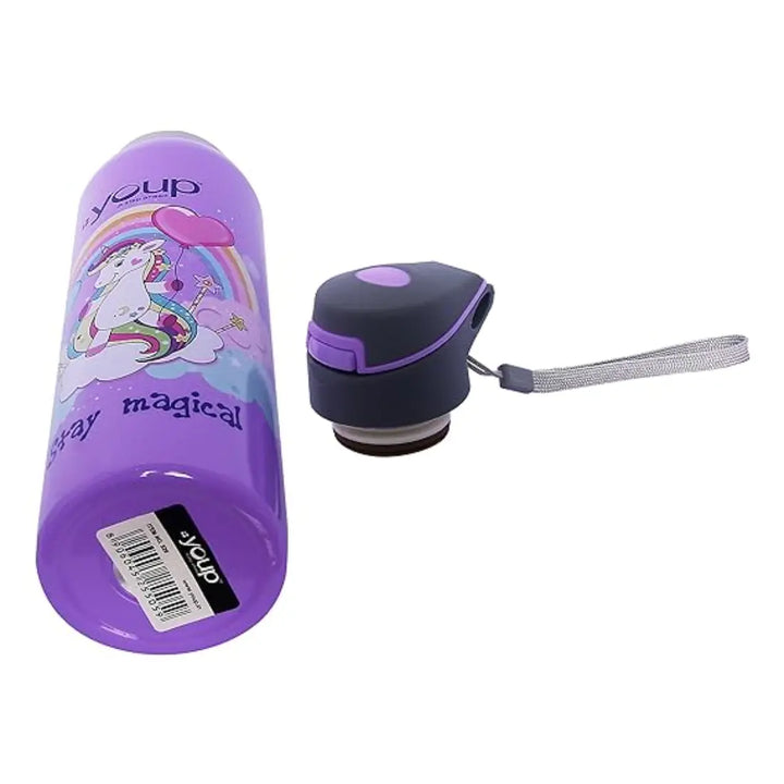 Magical Unicorn Stainless Steel Bottle - Gypsy (500 ml) - Purple