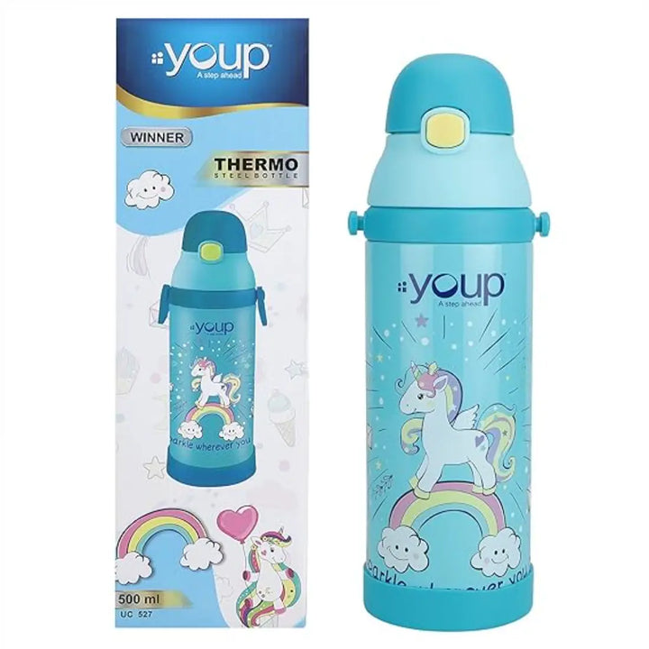 Magical Unicorn Stainless Steel Bottle - Winner (500 ml) - Green