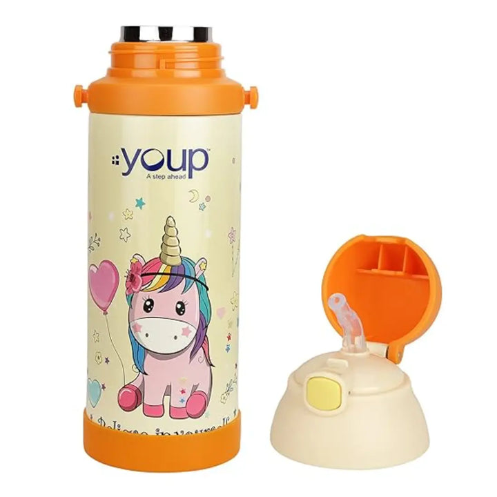 Magical Unicorn Stainless Steel Bottle - Winner (500 ml) - Orange