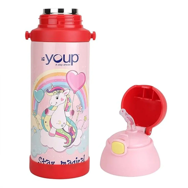 Magical Unicorn Stainless Steel Bottle - Winner (500 ml) - Pink