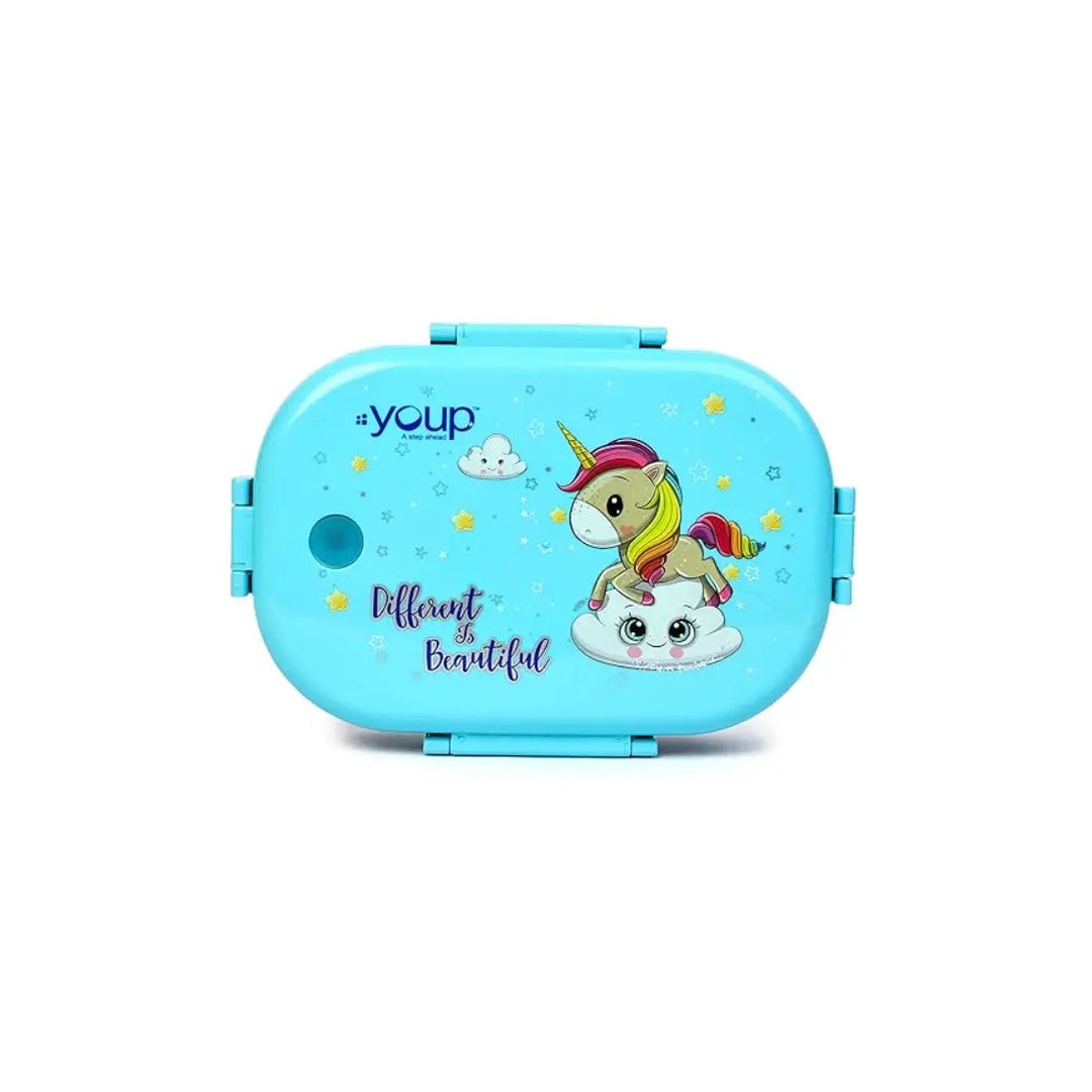 Magical Unicorn Stainless Steel Lunch Box - Break Time (850 ml) - Blue