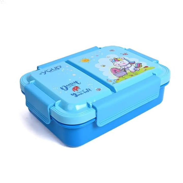 Magical Unicorn Stainless Steel Lunch Box - Picnic (750 ml) - Blue