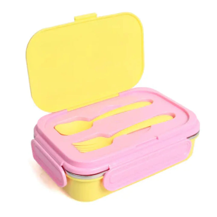 Magical Unicorn Stainless Steel Lunch Box - Xolo (850 ml) - Yellow