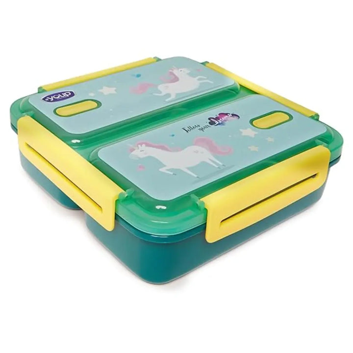 Magical Unicorn Stainless Steel Lunch Box - Pluto (1100 ml) - Green