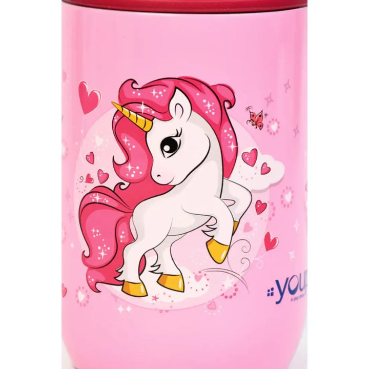 Magical Unicorn Stainless Steel Mug - Sorso- UCM (320 ml) - Pink