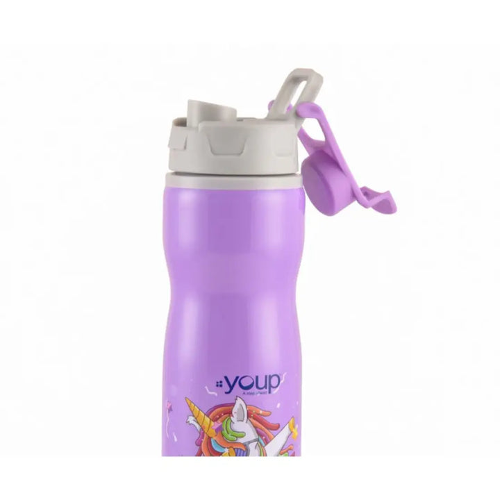 Magical Unicorn Stainless Steel Bottle - Bingo (750 ml) - Purple