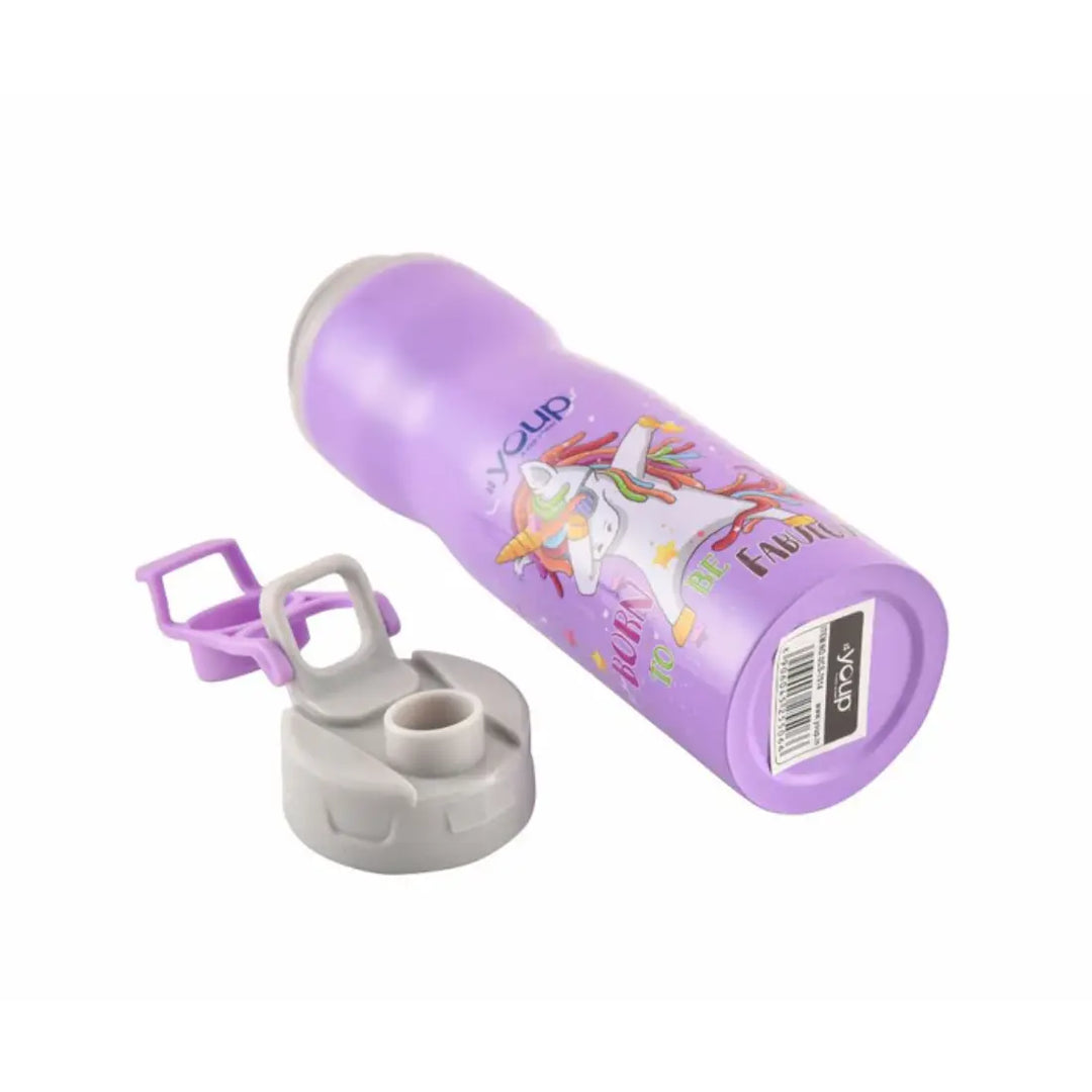 Magical Unicorn Stainless Steel Bottle - Bingo (750 ml) - Purple