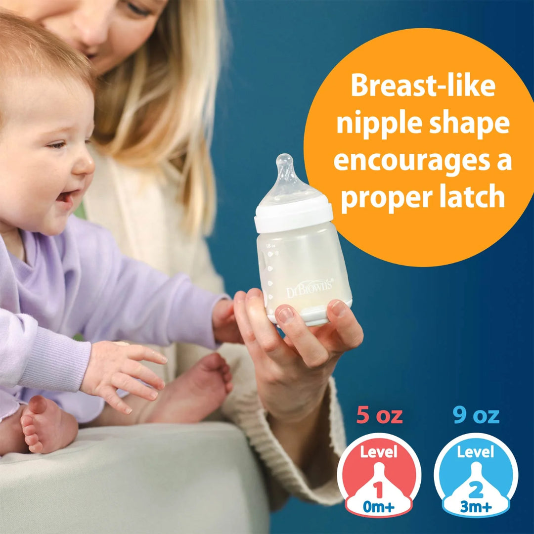 Dr. Brown’s Silicone Baby Bottle 5 oz / 150 ml