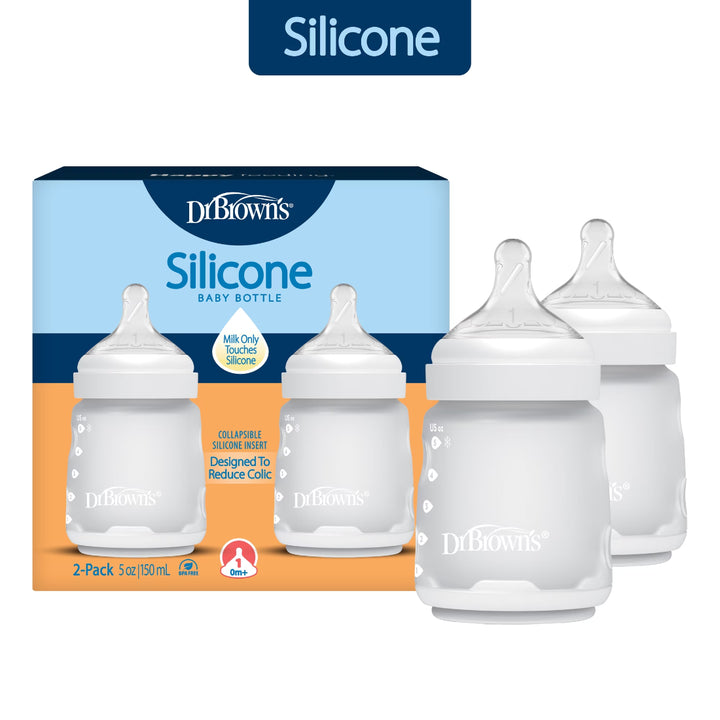 Dr. Brown’s Silicone Baby Bottle 5 oz / 150 ml