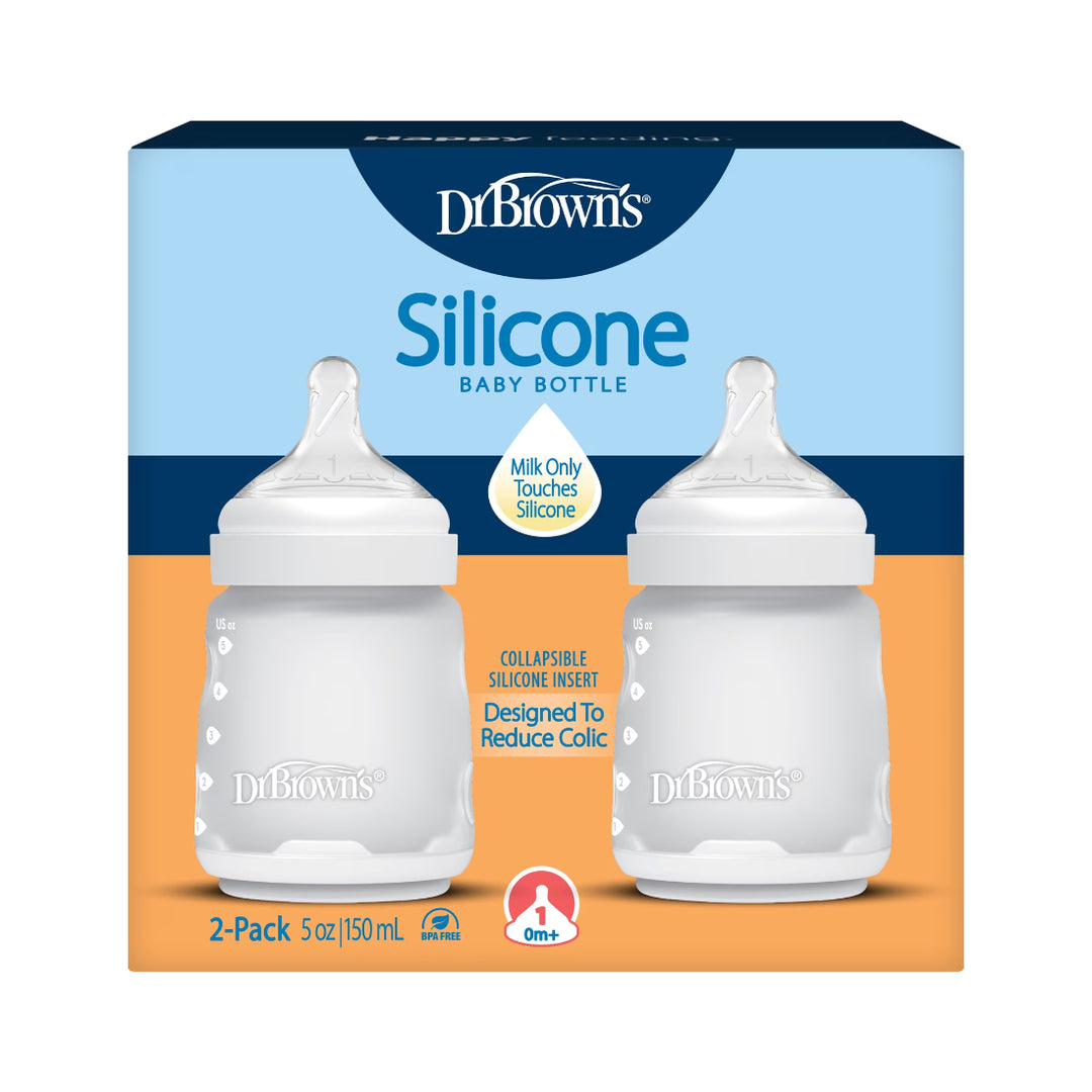 Dr. Brown’s Silicone Baby Bottle 5 oz / 150 ml