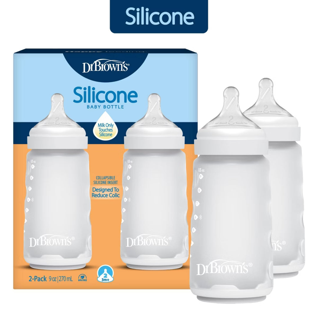 Dr. Brown’s Silicone Baby Bottle 9 oz / 270 ml
