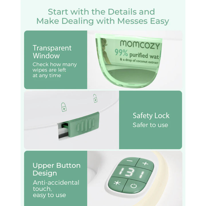 momcozy Large Capacity Baby Wipe Warmer