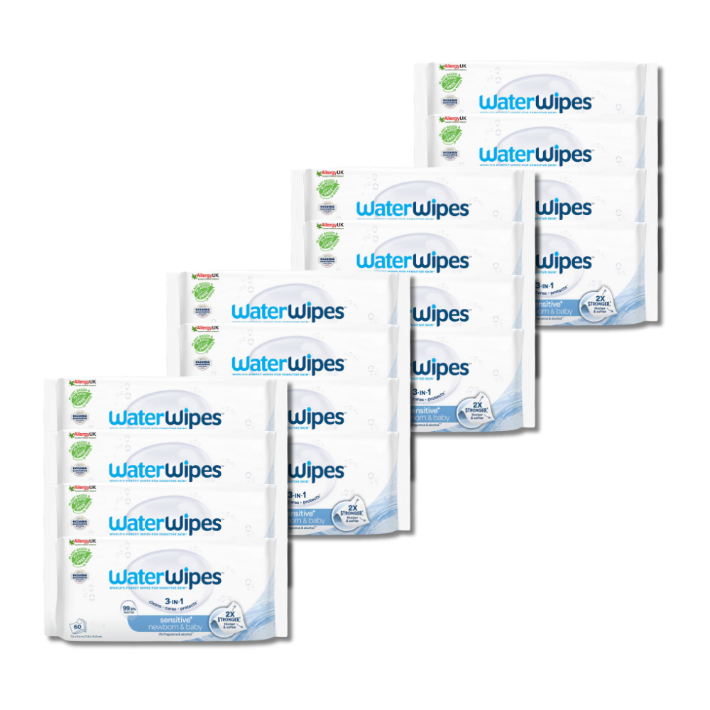 WaterWipes™ The World's Purest Baby Wipes 99.9% Water - Pack of 60